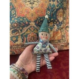 Little Handmade Springtime Witch Doll
